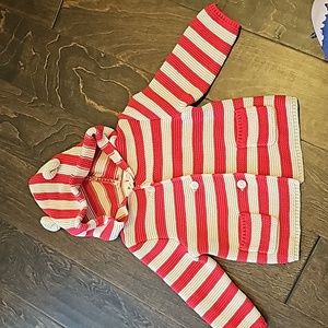 Baby Gap Candy Cane Striped Sweater NEW